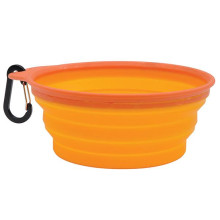 Складна миска Remington Collapsible Travel Bowl для собак і котів, з карабіном, силікон, 600 мл