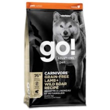 Сухой корм GO! Solutions Carnivore беззерновой, для собак и щенков, с ягненком и диким кабаном, 10 кг