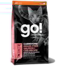 Сухой корм GO! Solutions Salmon & Cod беззерновой корм для кошек и котят, с лососем и треской, 1.36 кг
