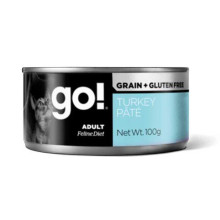Консервы GO! Grain Free Turkey Pate, беззерновой влажный корм, для кошек, 100 г