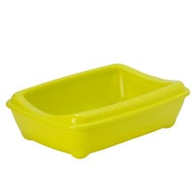 Туалет Moderna Mini Arist-O-Tray для кішок, з бортиком, салатовий, 50 х 38 х 14 см