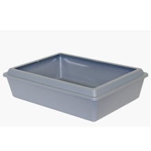 Туалет Moderna Classic для кішок, з бортиком, рожевий, 42 х 31 х 13 см