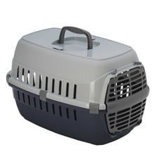 Переноска Moderna Road Runner 1 для собак и кошек до 5 кг, пластик, черничная, 51×31×34 см