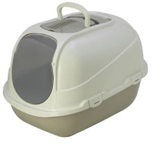 Закрытый туалет Moderna Mega Comfy Cat для кошек, кобальт синий, 66 х 46 х 50 см