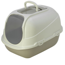 Закрытый туалет Moderna Mega Comfy Cat для кошек, тёмно-серый, 66 х 46 х 50 см