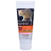 Добавка Nutri-Vet Hairball Chicken выведение шерсти для кошек, с курицей, 89 мл