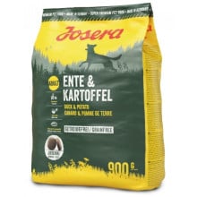 Сухий корм Josera Adult Grainfree Ente & Kartoffel беззерновой для дорослих собак, з м'ясом качки, 900 г