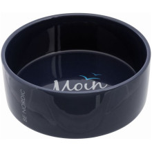 Миска Trixie Be Nordic для собак і кішок, кераміка, темно-синя, 0,8 л / 16 см
