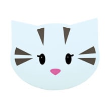 Килимок під миску Trixie Mimi для кішок, 35 х 28 см