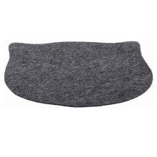 Подстилка в форме головы кошки Trixie для кошек, войлок-полиэстер, серая, 45×37 см