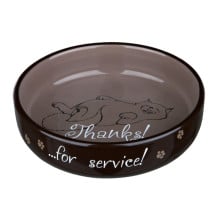 Миска Trixie для котів з коротким носом, кераміка,  кольори в асортименті,  300 мл, 15 см