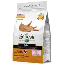 Сухой корм Schesir Cat Adult Chicken с курицей, монопротеиновый, для взрослых котов, 1.5 кг