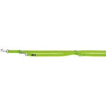 Поводок-перестёжка Trixie Premium Adjustable Lead двухслойный для собак, размер XS-S, 2 м/15 мм, яблочный