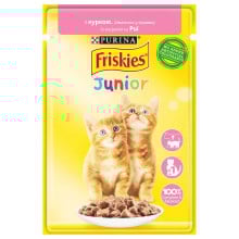 Влажный корм Purina Friskies Junior для котят, с курицей, 85 г