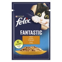 Влажный корм Purina Felix Fantastic для кошек, с курицей, 85 г