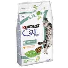 Сухой корм Purina Cat Chow Sterilised для стерилизованных кошек, с курицей, 1.5 кг