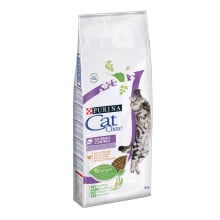 Сухой корм Purina Cat Chow Hairball Control для выведения шерсти у кошек, с курицей, 15 кг