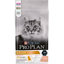 Сухой корм Purina Pro Plan Elegant Adult для кошек с чувствительной кожей, с лососем, 1.5 кг