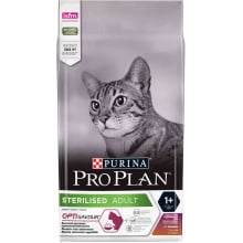 Сухой корм Purina Pro Plan Sterilised Adult для стерилизованных кошек, с уткой и печенью, 1.5 кг