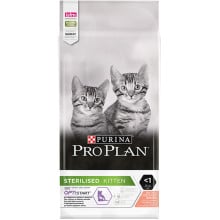 Сухой корм Purina Pro Plan Sterilised Kitten для стерилизованных котят, с лососем, 10 кг