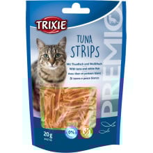 Лакомство Trixie Tuna Strips для кошек, белая рыба и тунец, 20 г
