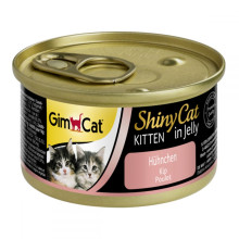 Влажный корм GimCat Shiny Kitten для котят, с курицей, 70 г
