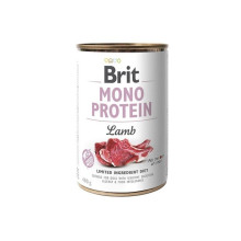 Консерви Brit Mono Protein Dog, для собак, з ягням, 400 г