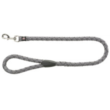 Повідець-перестібка Trixie Cavo Adjustable Lead для собак, плетений, круглий, розмір S-M, 2 м/12 мм, графіт