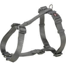 Шлея Trixie Premium H-Harness для собак, 20-32 см, 10 мм, размер XXS-XS, графит