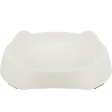 Миска в формі котячої голови Trixie, для кішок, меламін, 0.25 л, 17 см, білий