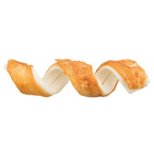 Лакомство Trixie Denta Fun Chicken Chewing Curls для собак, спиральки с курицей, 15 см, 3 шт, 110 г 