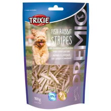 Їстівні палички Trixie Fish Rabbit Stripes для собак, кролик з тріскою, 100 г