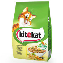 Сухой корм Kitekat для кошек, курица с овощами, 300 г