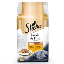 Влажный корм Sheba Fresh&Fine для кошек, мясной микс, 6×50 г