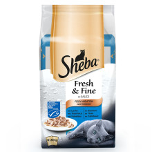 Влажный корм Sheba Fresh&Fine для кошек, рыбный микс, 50 г