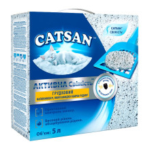 Наповнювач Catsan Active Fresh для котячого туалету, грудкує, 4.4 кг, (5 л)