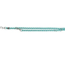 Поводок-перестёжка Trixie Cavo Reflect Adjustable Lead для собак, светоотражающий, размер L-XL, 2 м/18 мм, океан