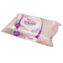 Влажные салфетки Croci Gill's Talc для кошек и собак, с тальком, 40 шт