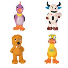 Набір іграшок Trixie Dog Toy Animal, для собак, 11 см, 4 шт