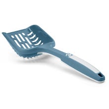 Совок для кошачьего туалета Savic Mega-Loo Cat Litter Scoop, сине-серый, 40×14×7 см