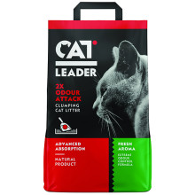 Наповнювач ультракомкующійся Cat Leader Clumping 2xOdour Attack Fresh для кішок, 5 кг