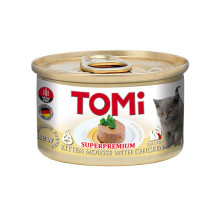 Консервы TOMi For Kitten with Chicken, с курицей, для котят, 85 г