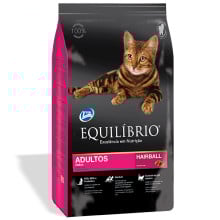 Сухой корм Equilibrio Cat, для кошек, для выведения шерсти, 15 кг