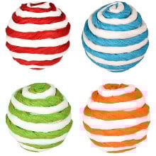 Игрушка Flamingo Fay Ball, мячик полосатый, для кошек