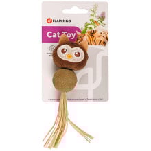 Игрушка Flamingo Catnip Owl, птичка с кошачьей мятой, для кошек