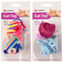 Іграшка Flamingo Woolen Balls вовняні м'ячі, для кішок, 4.5 см