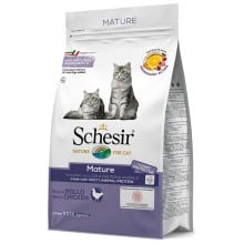 Сухой корм Schesir Cat Mature монопротеиновый, для пожилых котов, 1.5 кг