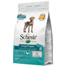 Сухой корм Schesir Dog Large Puppy с курицей, для щенков крупных пород, 3 кг