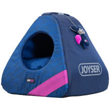 Будиночок Joyser Chill Cat Home для котів, синьо-рожевий, 40×40×41 см