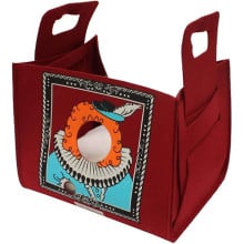 Диван-сумка Croci Popcat King для собак и кошек, бордовый, 35×25×30 см